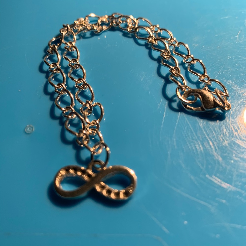 Infinity ankle bracelet